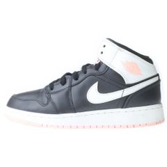 NIKE (ナイキ) GS AIR JORDAN 1 MID ARCTIC PUNCH 555112-061 エアジョーダン1 アークティックパンチ ミッドカットスニーカー ブラック/ホワイト US5Y/23.5cm レディース