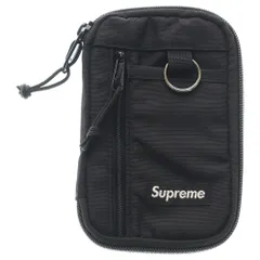 SUPREME (シュプリーム) 19AW Small Zip Pouch Wallet スモールジップポーチウォレット ブラックのサムネイル
