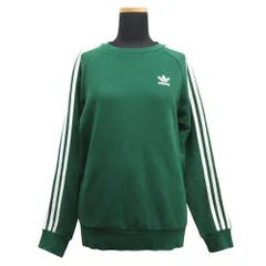 良品 adidas アディダス スウェット トレーナー カットソー 長袖 サイズXS 緑 グリーン レディース 古着 中古 USED