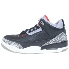 NIKE (ナイキ) AIR JORDAN 3 RETRO OG BLACK CEMENT エアジョーダン3 レトロ ブラックセメント ハイカットスニーカー ブラック US9/27cm 854262-001
