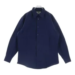 HERMES (エルメス) セリエボタン ドレスシャツ 長袖シャツ カットソー H総柄 ネイビーのサムネイル