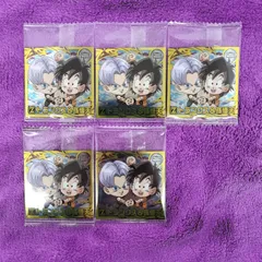 12.トランクス＆孫悟天 5枚 ドラゴンボール 15 超戦士 シール ウエハース 超絶感謝の十周年　最新