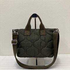 ガブス トートバッグ 大容量 キルティング A4 ナイロン 通勤 グリーン 