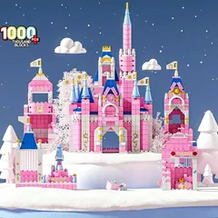 レゴ 互換 ブロック ディズニー プリンセスキャッスル 6in1 1000PCS princess castle お城 LEGO おもちゃ キッズ 子ども 男の子と女の子 送料無料 ミニフィギュア 知