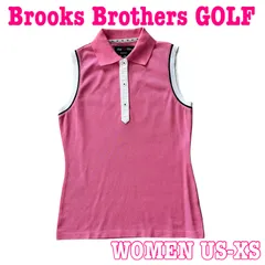Brooks Brothers PRO SPORT ブルックスブラザーズ ゴルフ ノースリーブ コットン ストレッチ ポロシャツ US-XS
