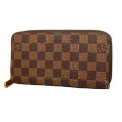 ★SALE【6ca0270】ルイヴィトン 長財布 ダミエ ジッピーウォレット N60046 ローズバレリーヌ【中古】レディース