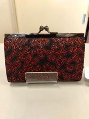 ま*り様 甲州印伝 印傳屋 ハローキティ 眼鏡ケース ピンク×黒 リボン未