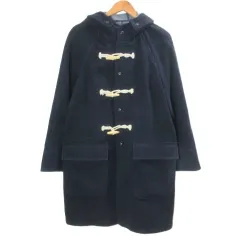 ビームス BEAMS 17AW ダッフルコート ミドル丈 M 紺 ネイビー /X