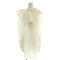 ヨリ yori ノースリーブブラウス ドレープ 38 ホワイト YR1921-056SM /DO ■GY19