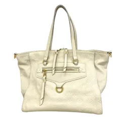 【6cc3270-k】ルイヴィトン トートバッグ モノグラム・アンプラント ルミニューズPM M93411 ネージュ【中古】レディース