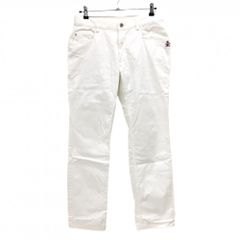 新品 パーリーゲイツ コットンストレッチカルゼ表ピーチ パンツ(5)サイズL/白 パーリーゲイツ ルアンチンカルゼストレッチ ピーチ仕上げパンツ /5