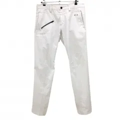 オークリー パンツ 白 ティー装着可 ストレッチ メンズ 36 ゴルフウェア Oakley