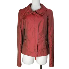 エスカーダ ESCADA ジップジャケット 玉虫色 32 150/76A 赤 レッド /Xのサムネイル