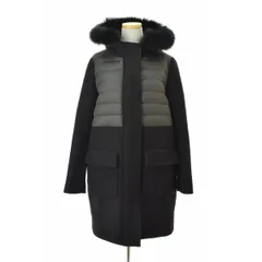 【DOUBLESTANDARDCLOTHING】2797033 フォックスファー付 ダウン切替ウールコートのサムネイル