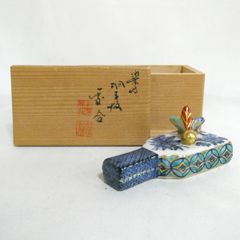 希少】九谷焼 金彩装飾香炉 錦生 木箱付き - メルカリ