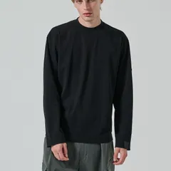 新品未使用 N.HOOLYWOOD 2251-CS04-019 CREWNECK LONG SLEEVE BLACK  クルーネックロングスリーブ 黒 ブラック size40 品番:115320034 管理番号：1018-8250