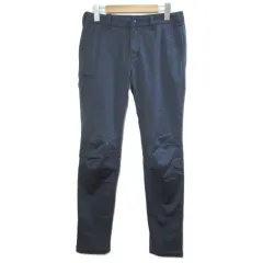 ビームスゴルフ BEAMS GOLF オレンジレーベル パンツ 82-23-0326-803 ゴルフウェア 裏起毛 ロゴ プリント S 紺 ネイビー /X