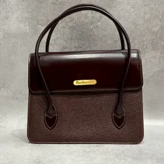 Burberrys バーバリーズ ヴィンテージ ハンドバッグ バッグ フラップ ノバチェック シャドーホース レザー ブラウン 茶 レディース ゴールド金具 ロゴプレート 手提げ バッグ かばん 通勤 フォーマル オールド 冠婚葬祭 人気 定番 鞄
