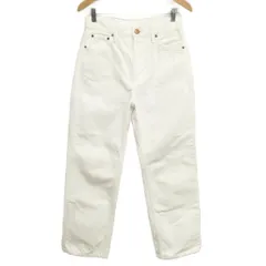 レッドカード RED CARD 732553 ホワイト デニム パンツ ジーンズ ストレート ダメージ加工 27