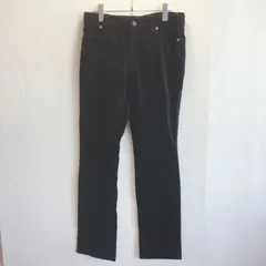 美品✨ オットー Otto コーデュロイ ストレートパンツ テーパードパンツ  細身シルエット 美脚パンツ フルレングス シンプル 無地 ブラック ベーシック きれいめ カジュアル 通勤コーデ オフィスカジュアルのサムネイル