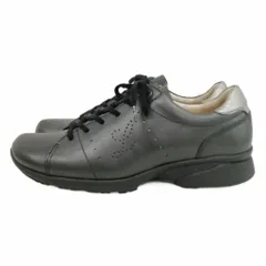 アシックス asics ペダラ pedala × レリアン コラボ スニーカー ウォーキングシューズ 23cm 2E ブラック系