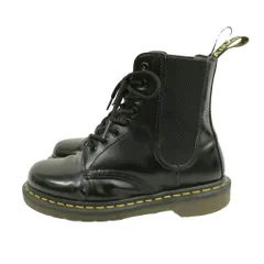ドクターマーチン DR.MARTENS 1460 HARPER 8ホール サイドゴア ブーツ インソール欠損 UK4 ブラック