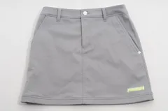中古 レディース ニューバランスゴルフ New Balance golf スカート 0(S) グレー シンプル ストレッチ 裏起毛