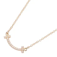 TIFFANY＆CO ティファニー Tスマイル ダイヤ ネックレス ミニ ネックレスのサムネイル