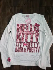 サンリオ　キティ　長袖Tシャツ　サイズL