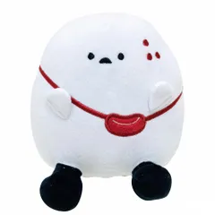 新品 MORIPiLO スマホスタンド シマエナガ (シマエ大福 スマホ置き マルチミニ枕) 15x15x12cm 縦横対応 安定 可愛い ぬいぐるみ グッズ 卓上スタンド ホワイト キャラクター まくらのモリシタのサムネイル