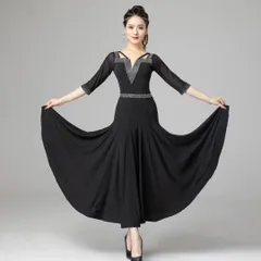 新品 未使用  26新作 スタンダードにおススメ輝くストーン付練習用キラキラワンピース！ 社交ダンスドレス ラテンダンス衣装 レッスンウェア ステージ衣装