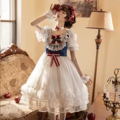 新品 未使用  26新作 白雪姫風♪ロリータワンピース女子会にぴったり 社交ダンスドレス ラテンダンス衣装 レッスンウェア ステージ衣装