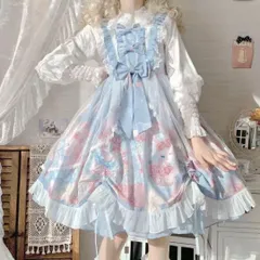 新品 未使用  26新作 ロリータワンピース♪パステルカラーが可愛いこれからの季節に！ 社交ダンスドレス ラテンダンス衣装 レッスンウェア ステージ衣装