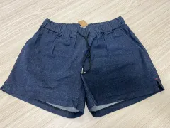 イェロー 픽 レディース デニム ハーフパンツです