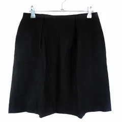 ボールジー BALLSEY トゥモローランド スカート フレア ミニ ボックスプリーツ バックファスナー 薄手 ウール 無地 38 黒 ブラック ボトムス /T2のサムネイル