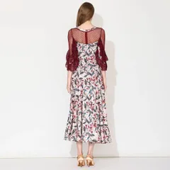 新品 未使用  26新作 大人気花柄ワンピース　練習着　可愛い気分上がるスタンダードデザイン 社交ダンスドレス ラテンダンス衣装 レッスンウェア ステージ衣装