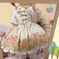 新品 未使用  26新作 リボン×フリルロリータジャンパースカート お出かけや女子会に最適 社交ダンスドレス ラテンダンス衣装 レッスンウェア ステージ衣装