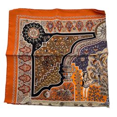 ✨美品✨ HERMES エルメス カレ55 パリの厩舎 箱付き シルク100