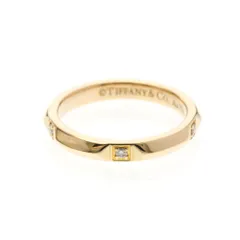 ティファニー(Tiffany) トゥルーバンド ダイヤモンド リング K18ピンクゴールド(K18PG) ファッション ダイヤモンド バンドリング ピンクゴールド(PG)