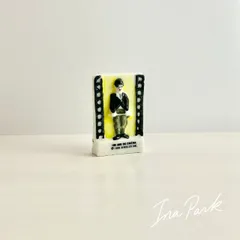映画100周年記念　1995 ヴィンテージ　チャップリンムービー　フェーヴ　フランス製　ミニチュア雑貨