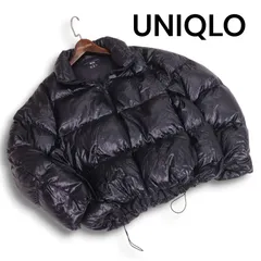 22AW★ UNIQLO ユニクロ 秋冬 ウルトラライト ダウン シャイニー ボリューム ジャケット Sz.XL レディース 黒 大きいサイズ
