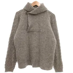 ジョセフアブード JOSEPH ABBOUD ニット セーター ウール M グレー ショールカラー 長袖 ケーブル編み /NL ■GY66のサムネイル