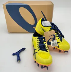 【開封済・未使用品】アシックス HEATFLAT 12 ヒートフラット12 1093A195 23cmイエロー 3020260216181