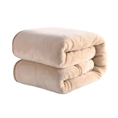 【即日発送】なめらかな ふわふわ 中わた入り あったか 襟付き 軽い 二枚合わせ もうふ 1.9kg 厚手 冬用 マイクロファイバー シングル 吸湿発熱 洗える 毛布 おしゃれ