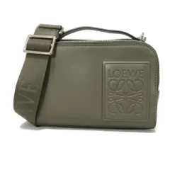 LOEWE ロエベ カメラバッグ ミニ ハンドル 2WAY ショルダーバッグ アナグラム エンボス カーキグリーン ショルダーバッグ C565R41X01のサムネイル