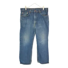 90年代 USA製 Levi's リーバイス 517 デニムパンツ ブルー(メンズ W38 L31)中古 古着 X5691