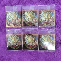 22.孫悟空 6枚 ドラゴンボール 15 超戦士 シール ウエハース 超絶感謝の十周年　最新