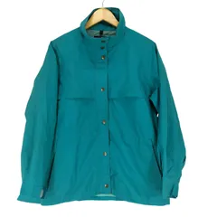 エディーバウアー Eddie Bauer 80S 黒タグ後期 スタンドカラーナイロンジャケット レディース  Mのサムネイル