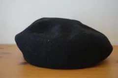 ORIENT　レディース・婦人用　ベレー帽　黒色帽子　サイズ５７cm〜５９cm　キャップ　帽子　ウール　TOYOHAT　[[AP]]