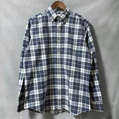 Matteucci マテウッチ 元 CIT LUXURY 高級 コットン タータンチェック ボタンダウン シャツ size.41-16 (M程度) ブルー アルバニア製のサムネイル